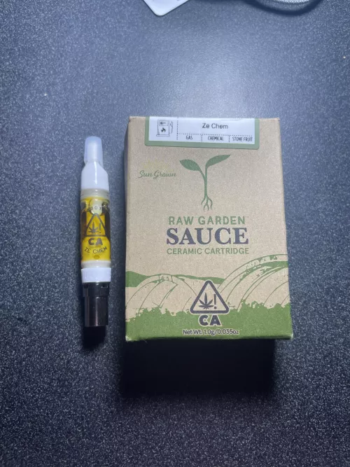 Raw garden sauce cart 