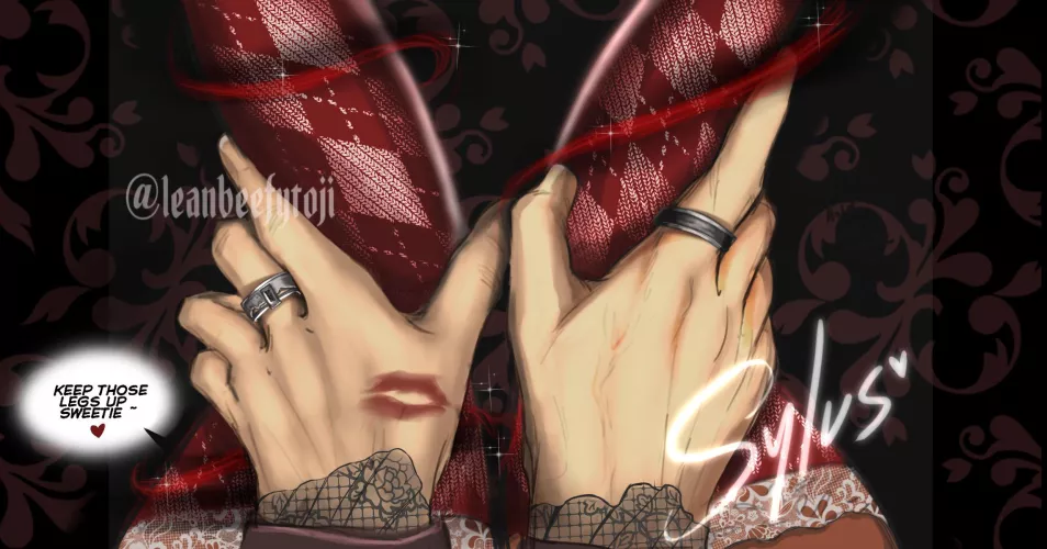 Relaxing with Sylus from Love and Deepspace 😇❤️ 