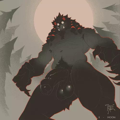 Sketchtober 2 - Moon (bonfiredemon) [M]