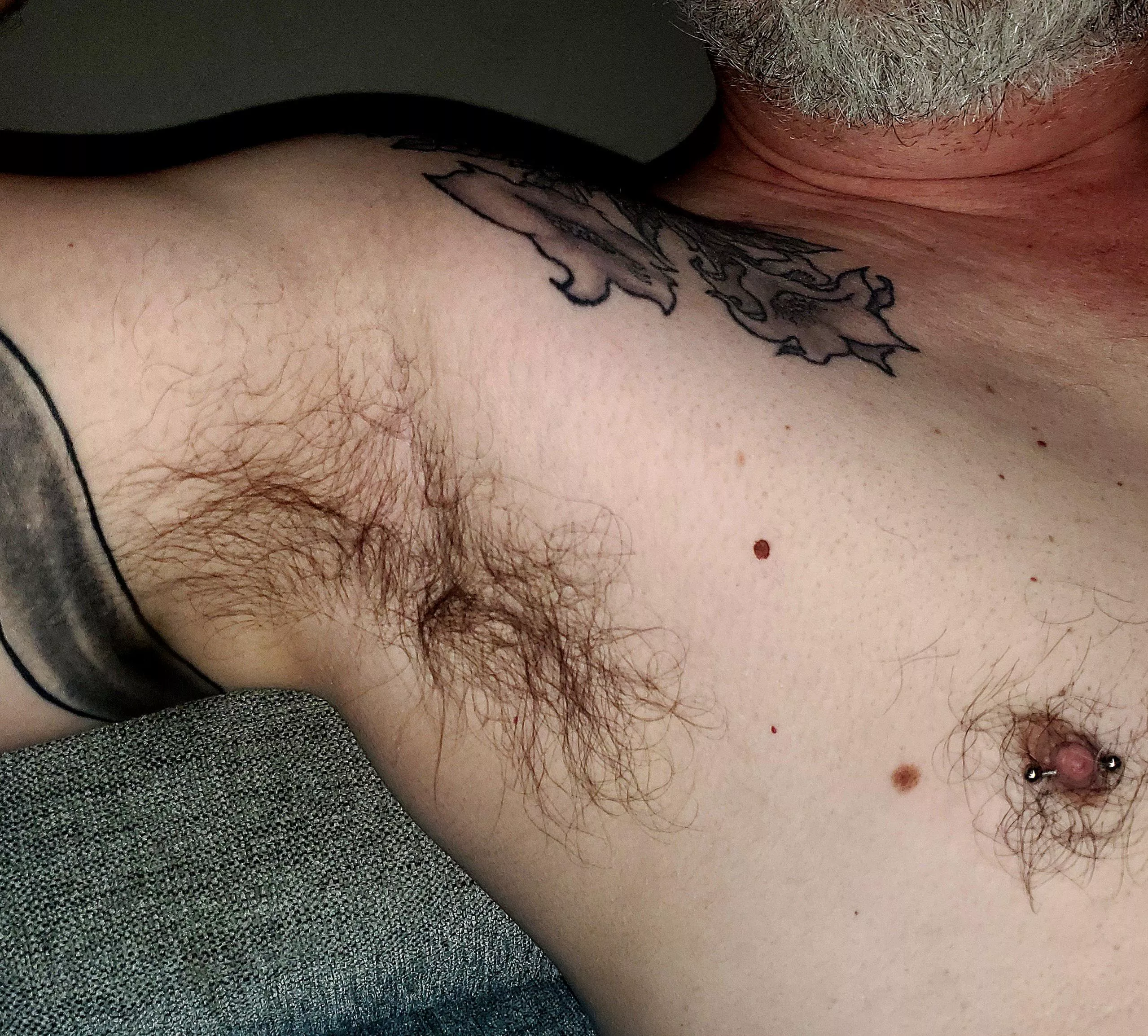 Snuggle up with Dad?