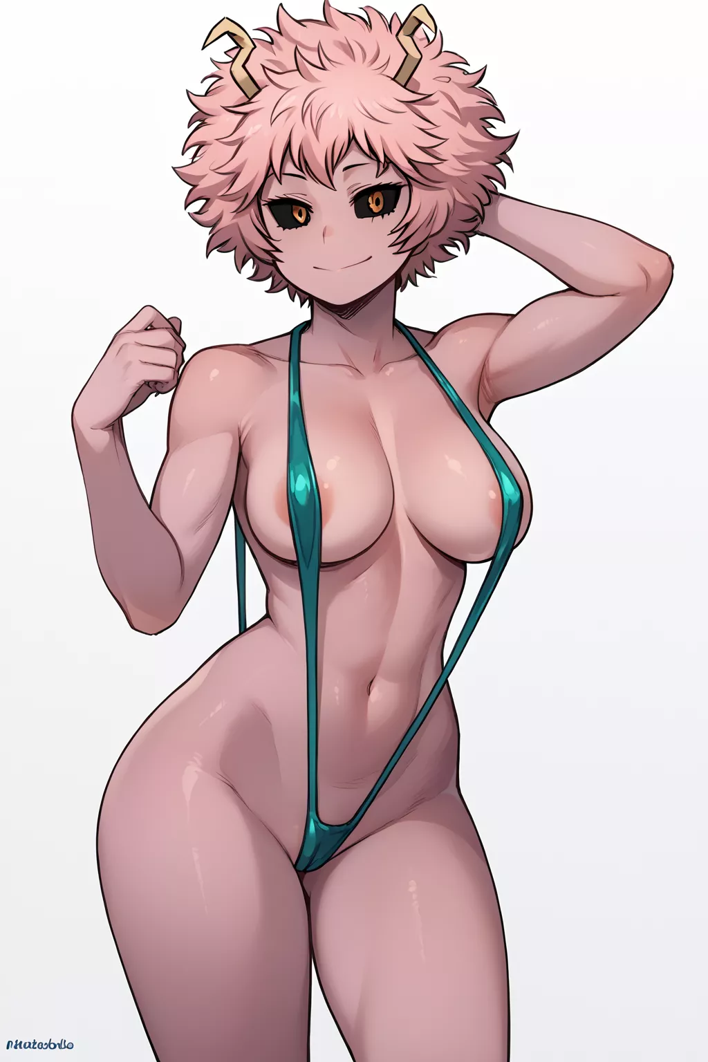 So, Midoriya... think this swimsuit shows off my best assets?