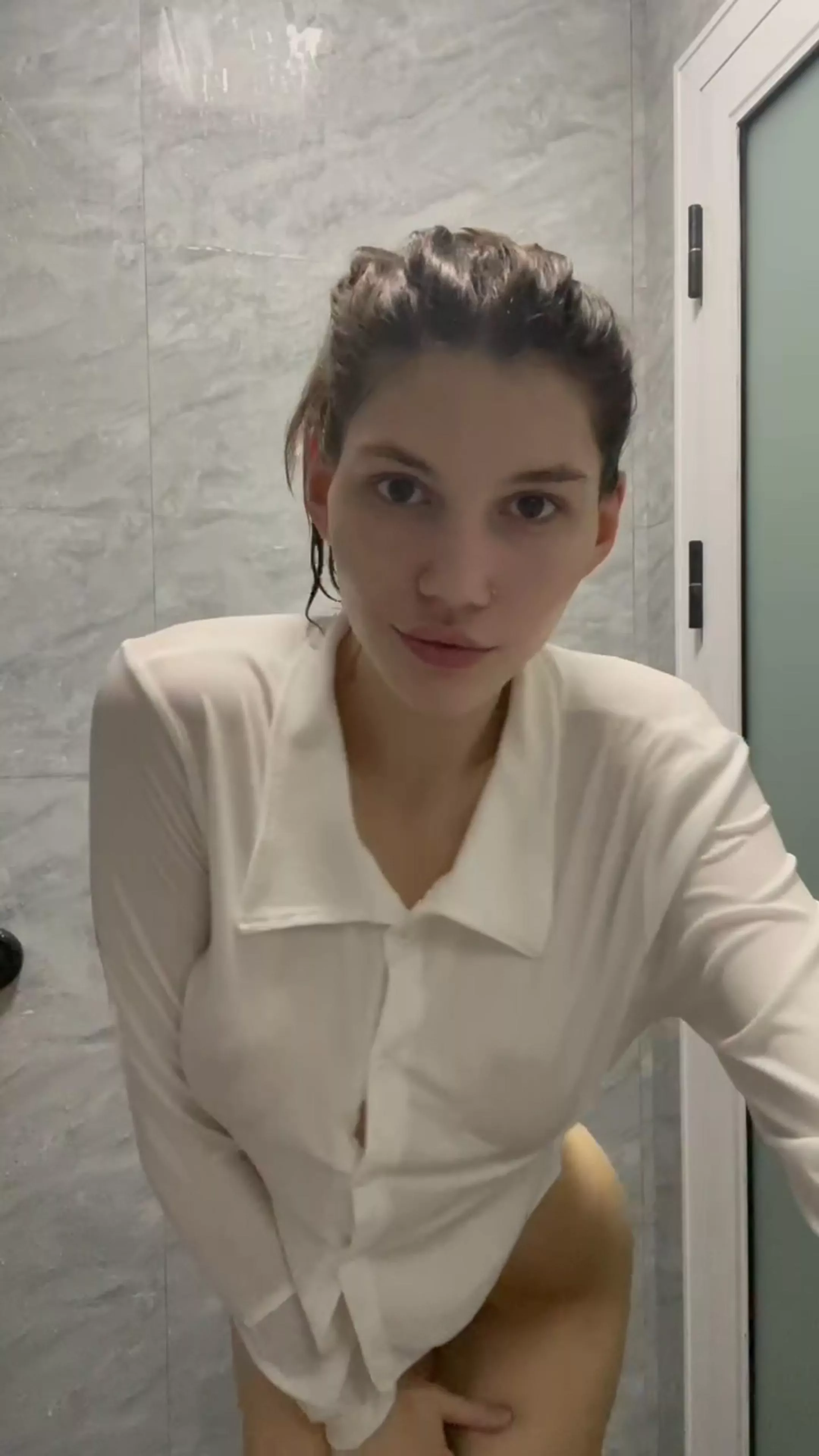 Soaked and playful, but still having a blast