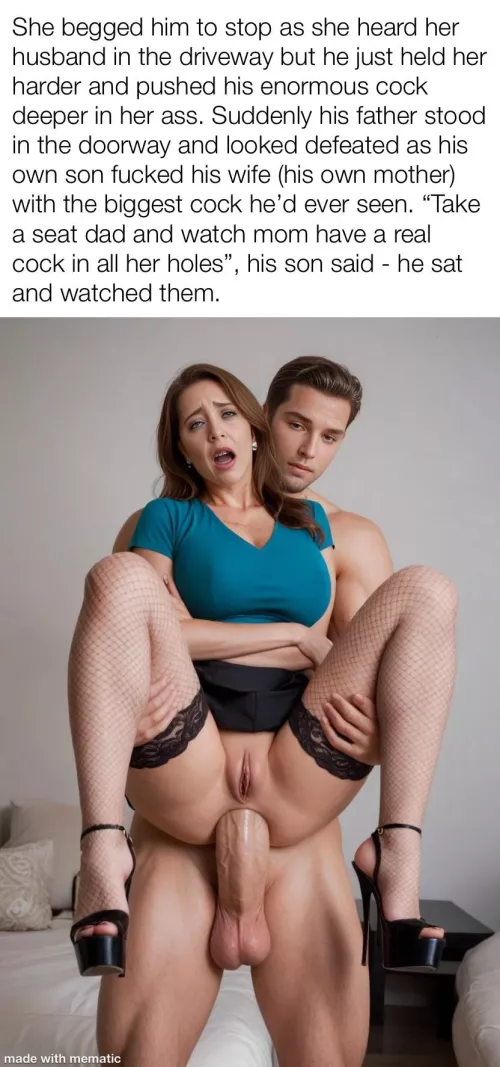 Son shows mom he owns her