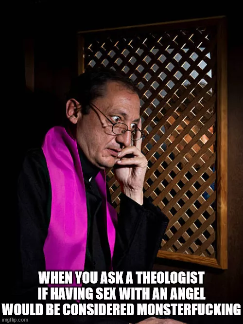 Spicy theology discourse.