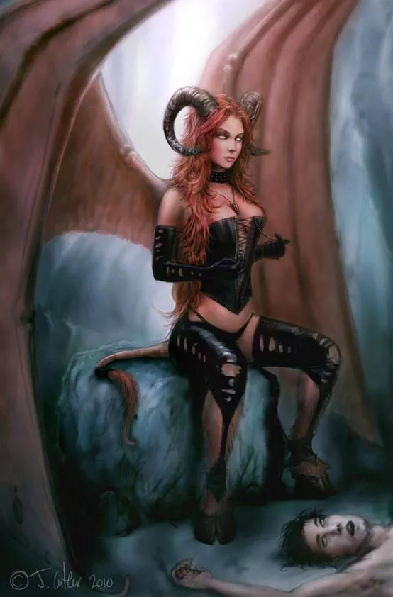 Succubus by Dipsomaniart