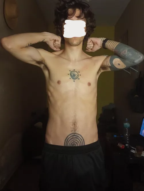 tattooed boy armpits