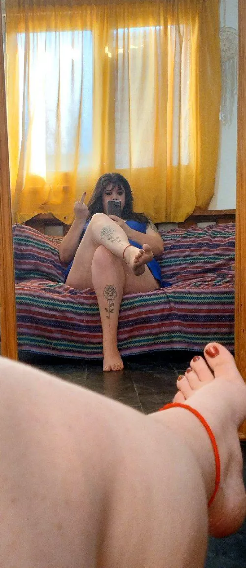 The feet you should worship