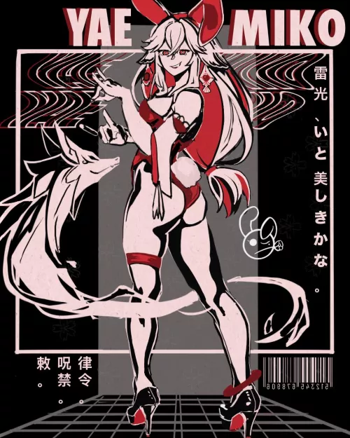 Traje de conejita🐰 Yae miko