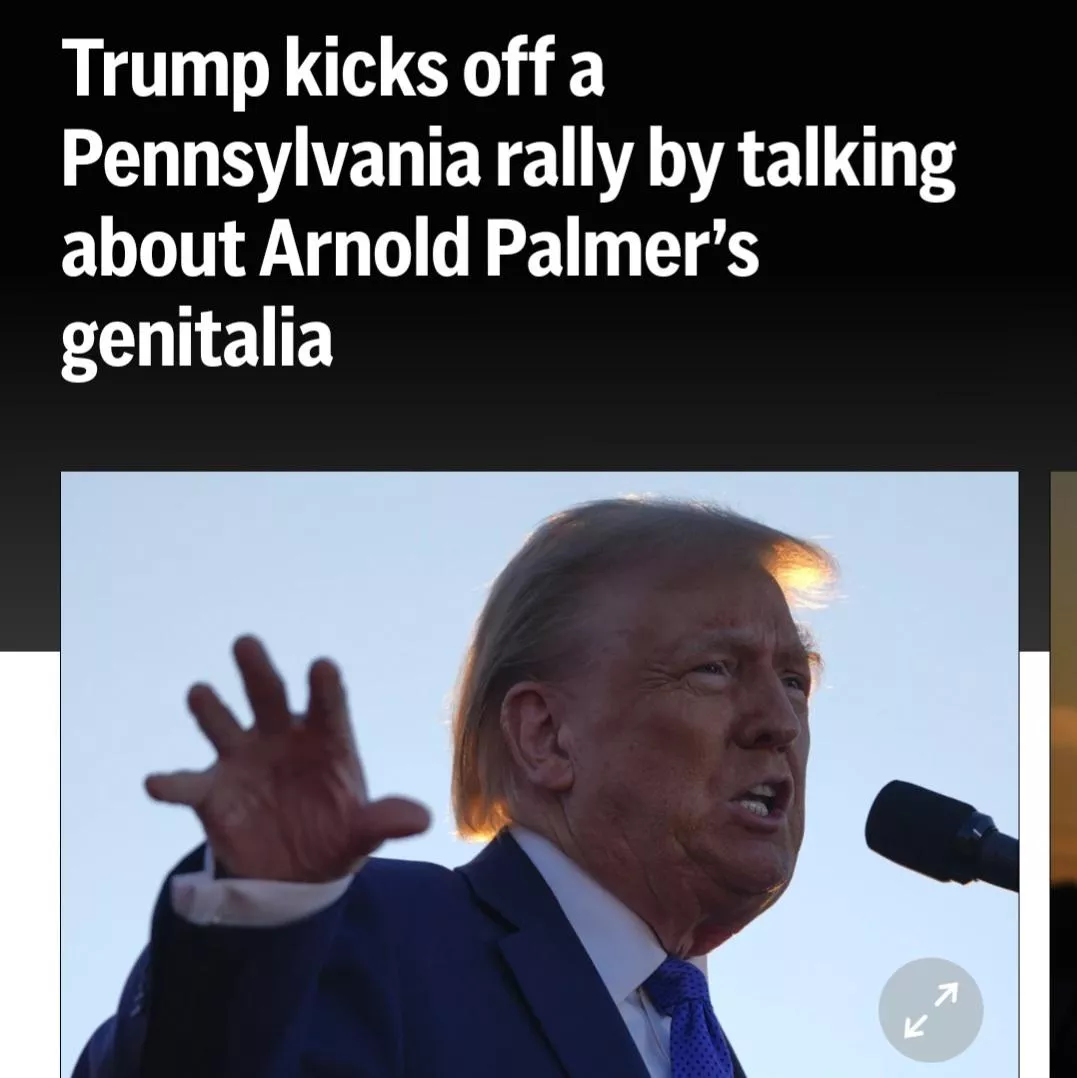 Trump kicks off rally by rocking