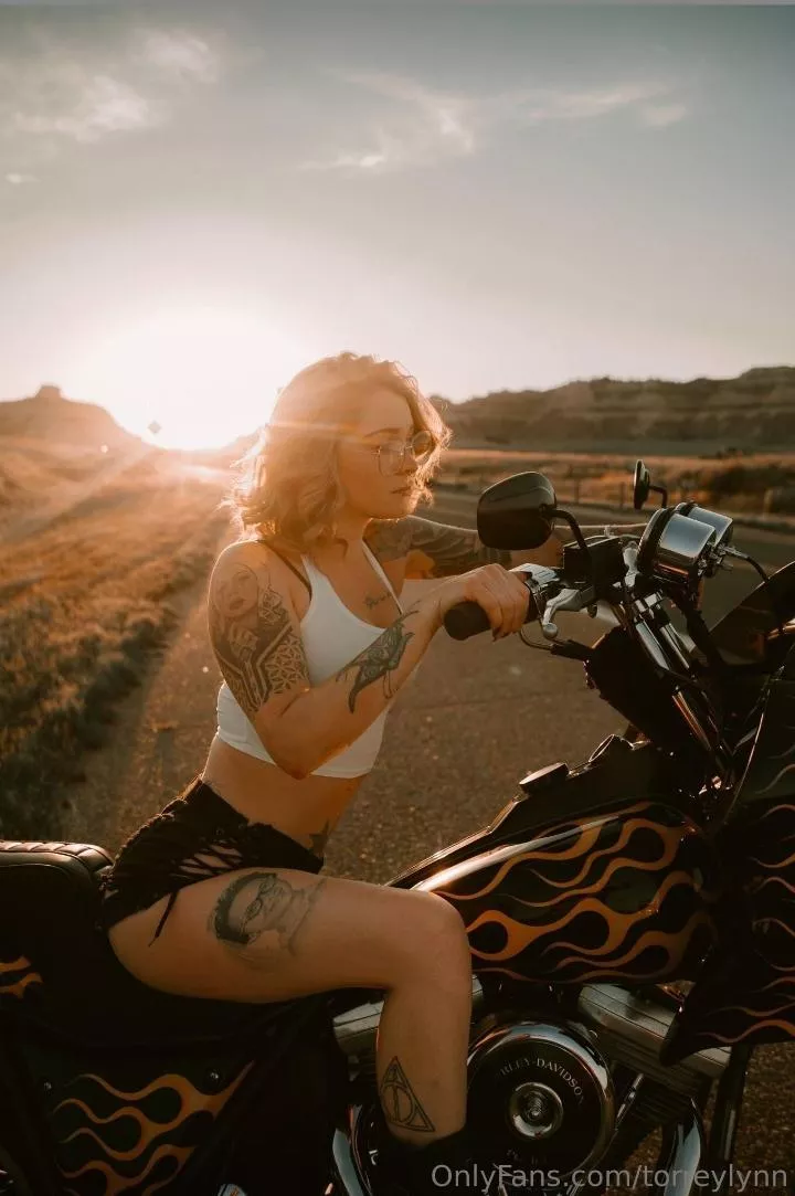 What do you want to ride more, the bike or me 