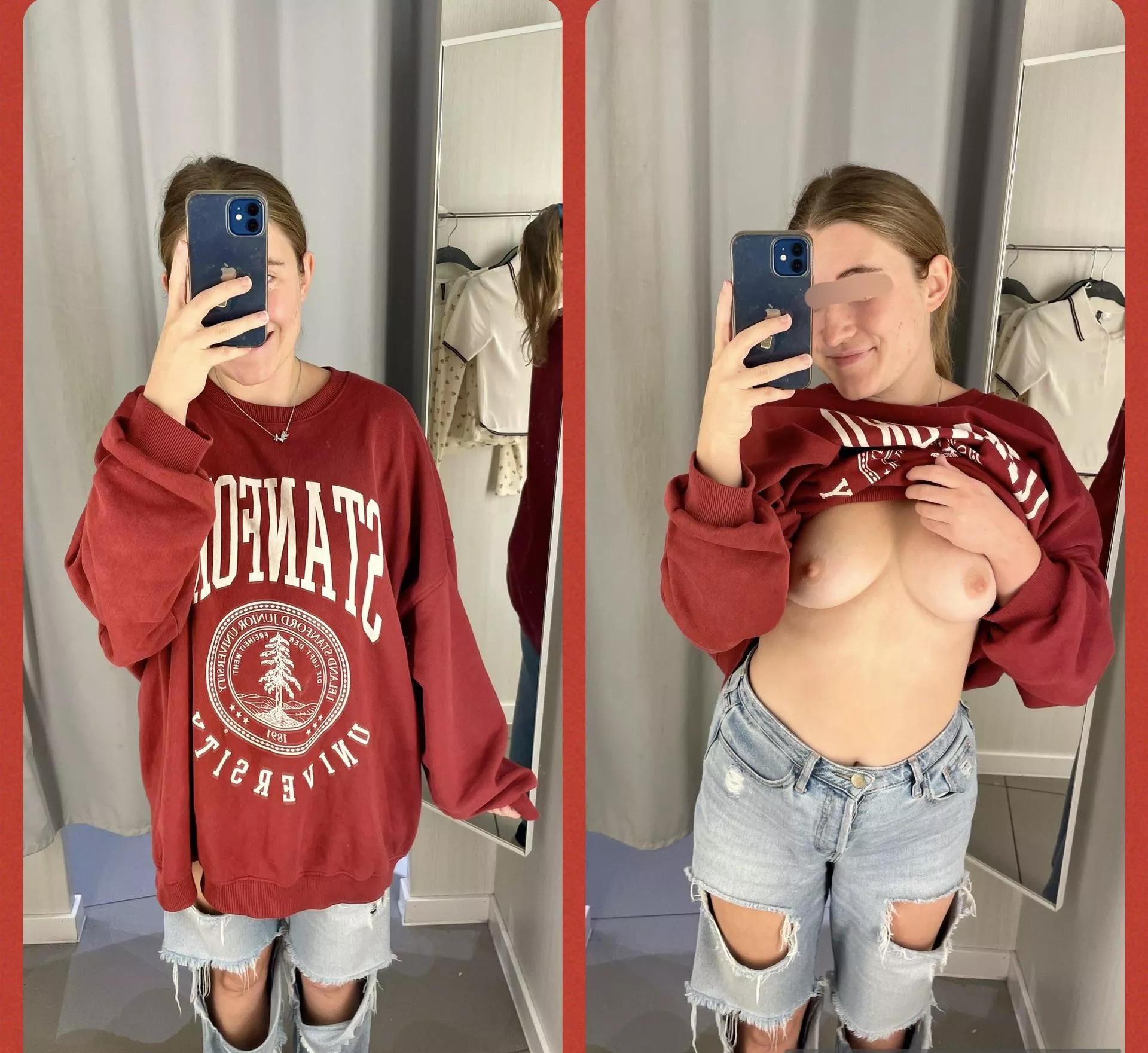 What my fellow shoppers see VS what the internet gets to see 🤭