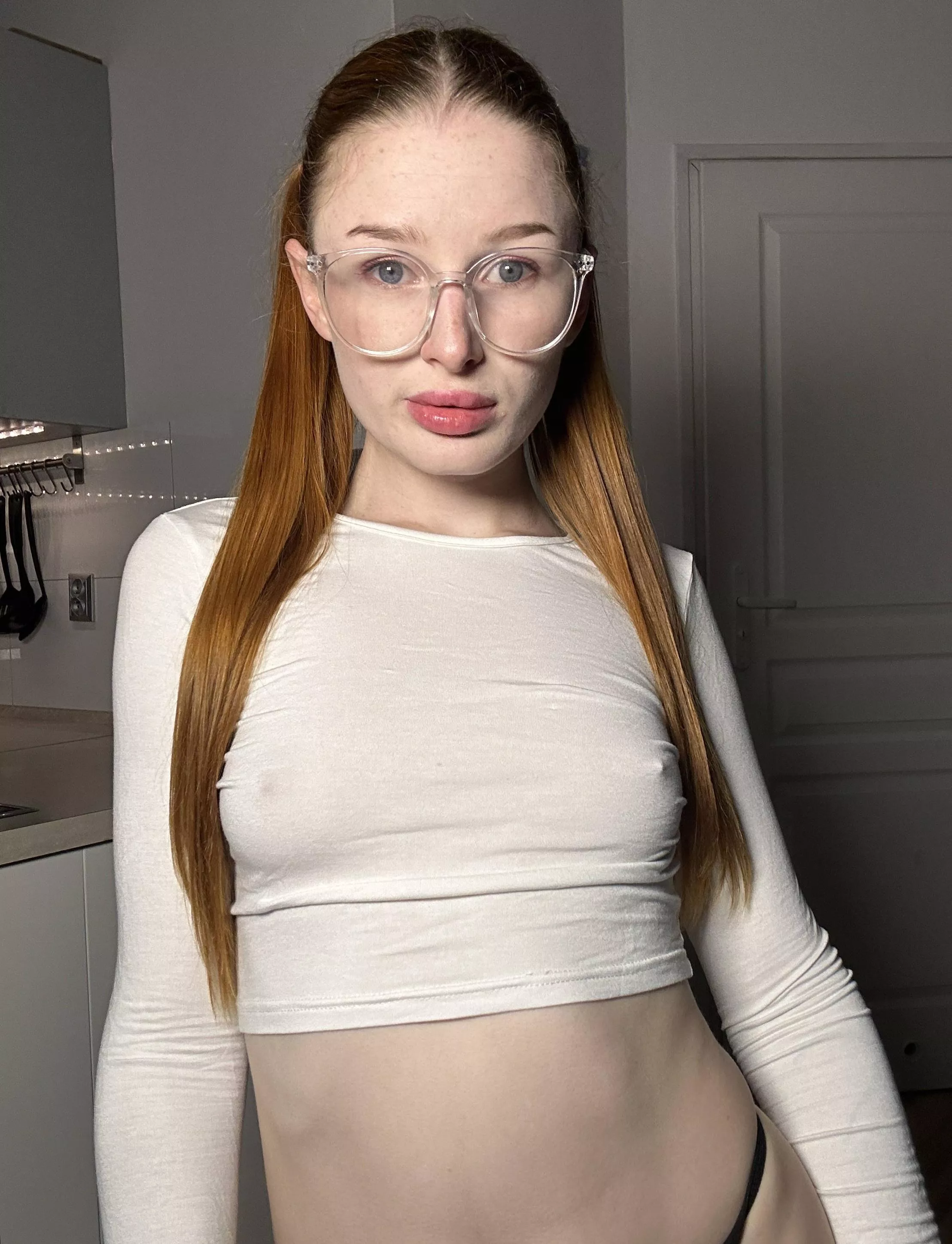 when I'm serious, my nipples give out and get hard