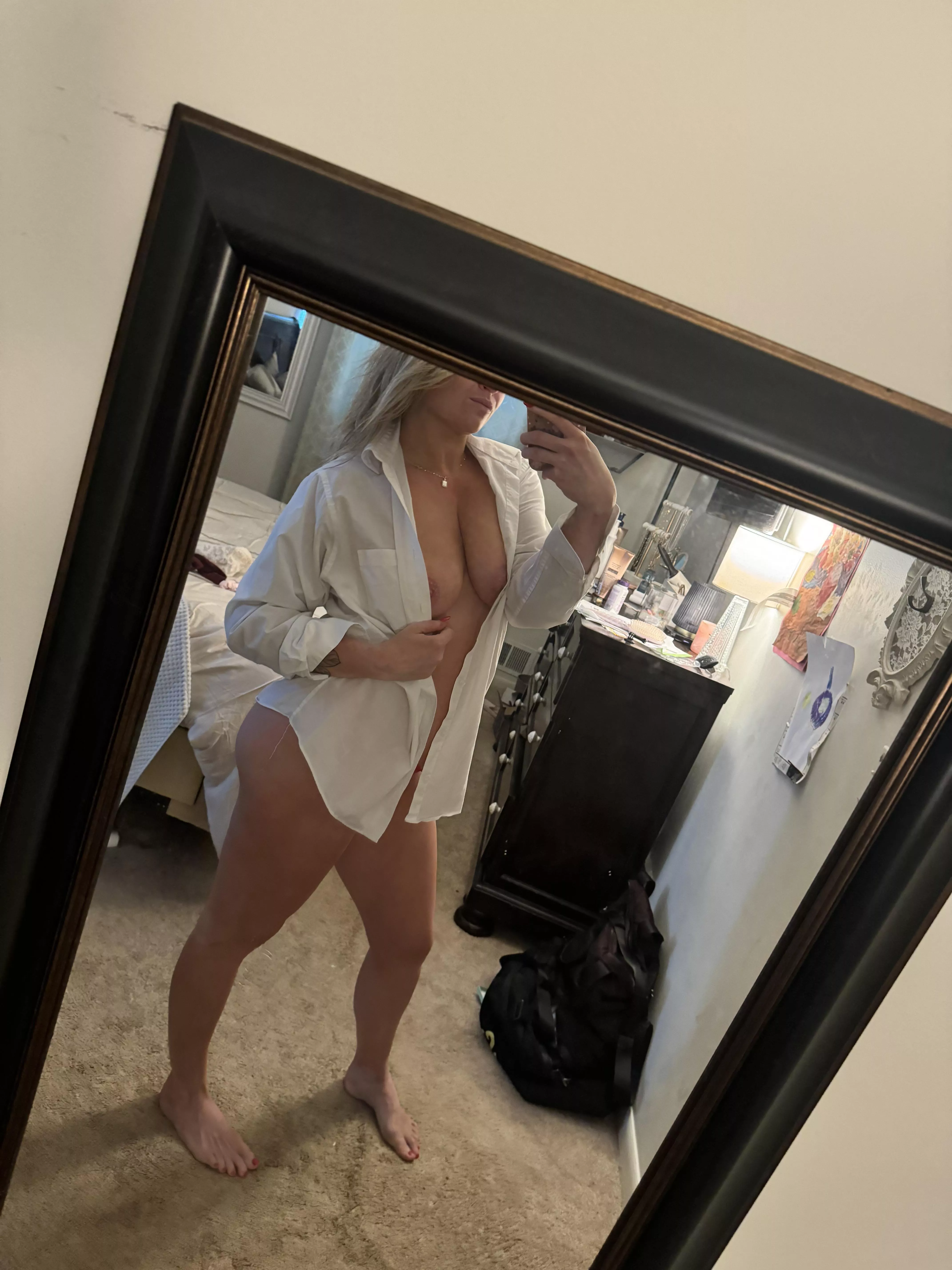 Why would I cover them with a bra 