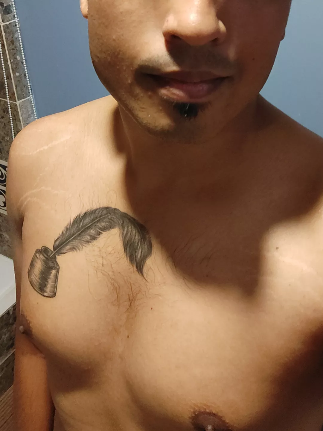 Will my tat make you cum? In Delhi for three weeks, hmu