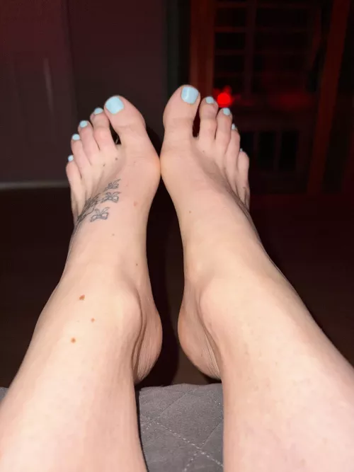 Would you cum on my feet?
