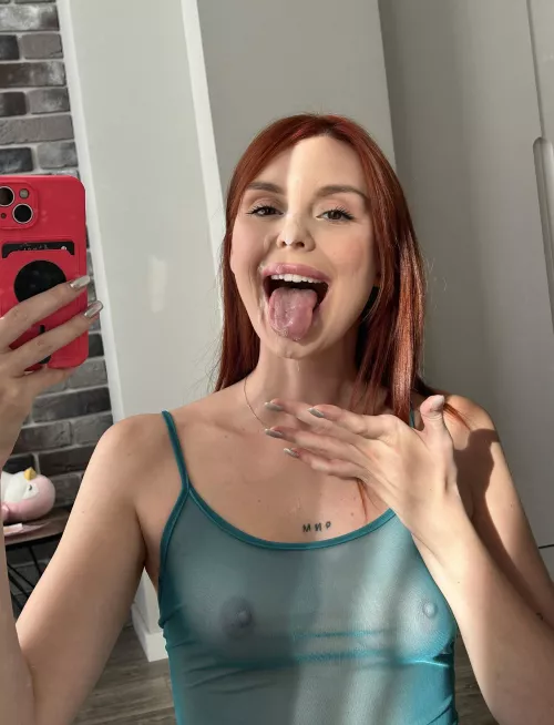 Your redheaded slut, baby