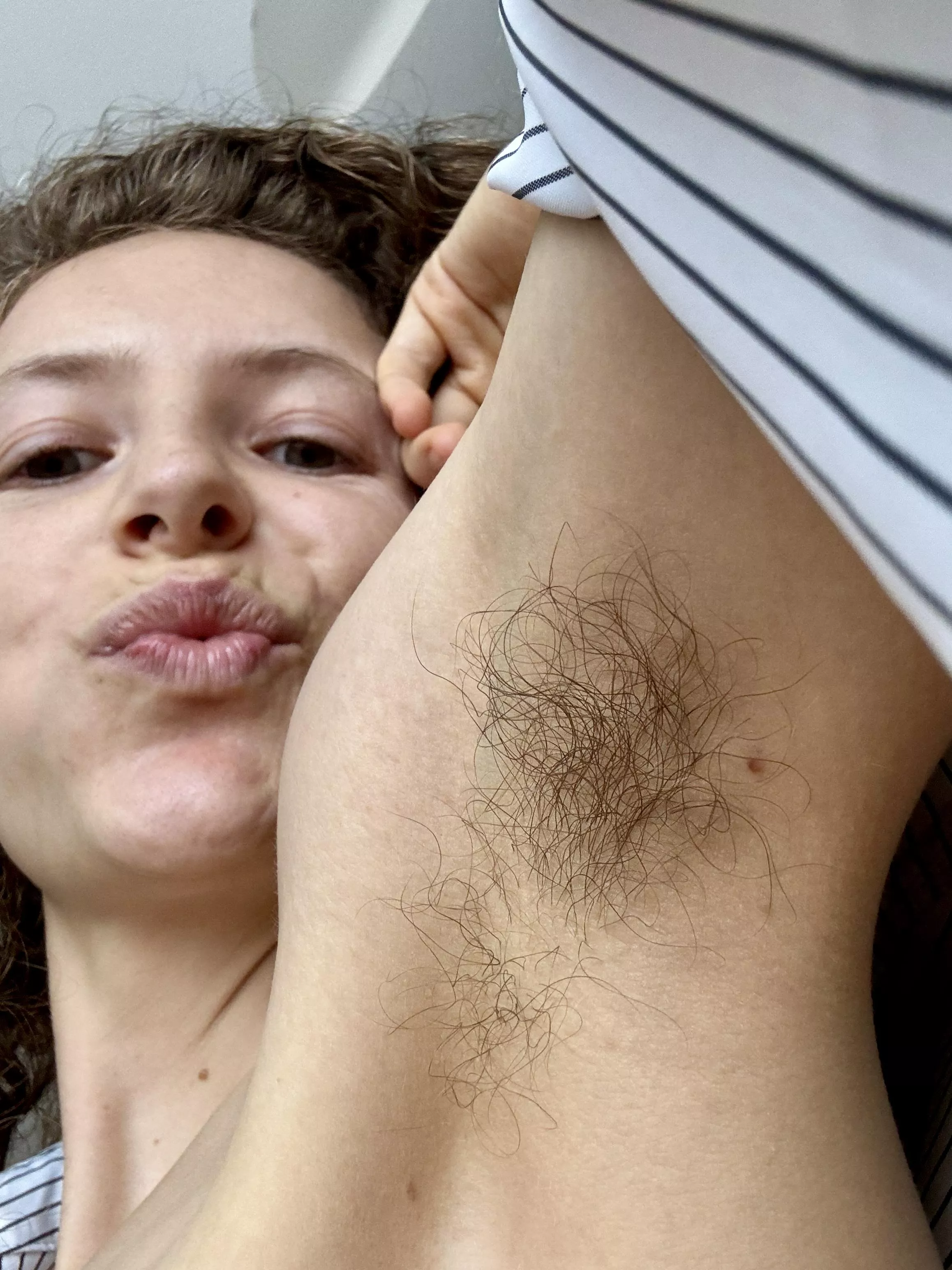 You’re thinking about them, aren’t you? My armpits, smooth and inviting, making it hard to focus on anything else.