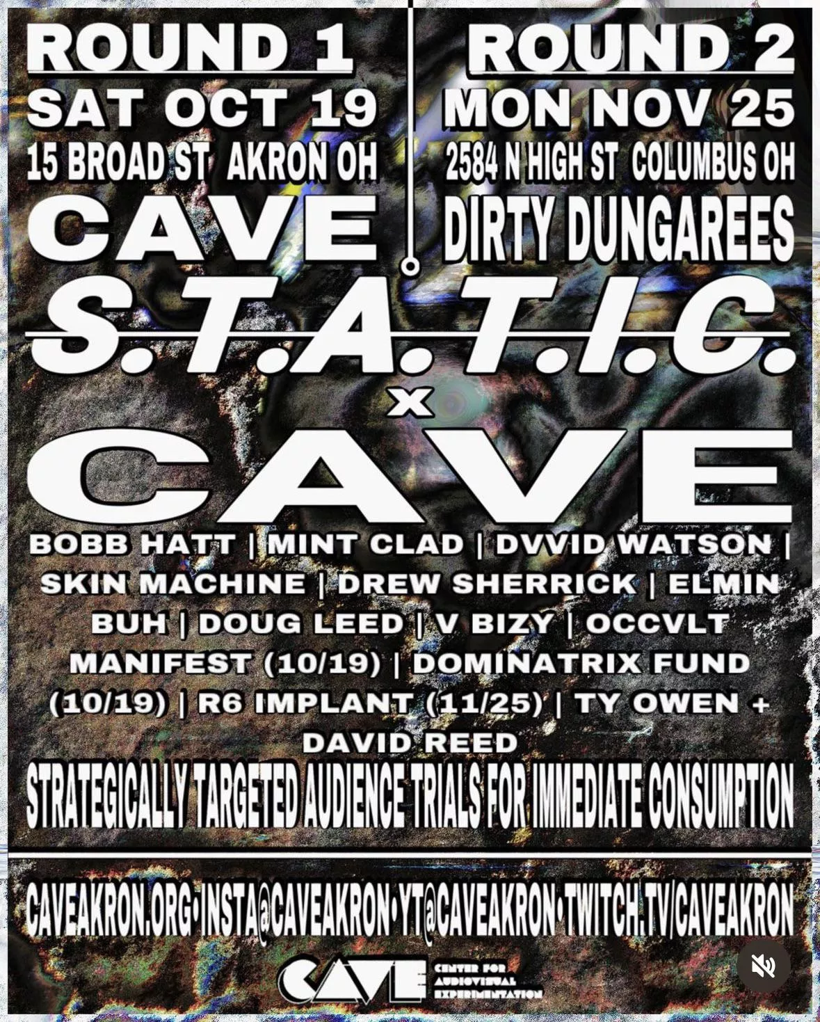 11/25 @ Dirty Dungarees (Columbus, OH)