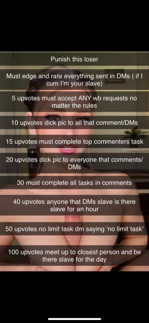 19F goonette u/Hour_Use5238 just fucking destroyed me, please upvote it to hell to punish me for being such a femdom slut