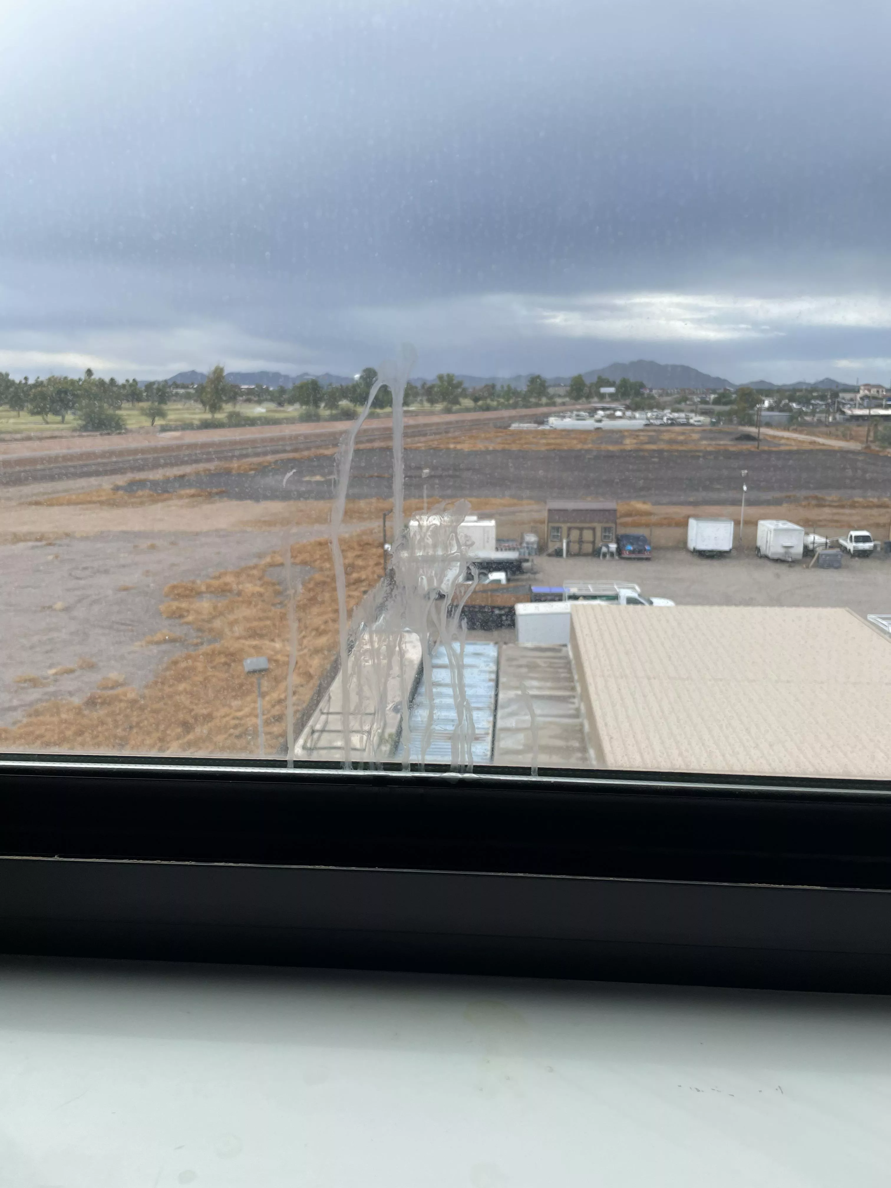 [22] Tagged my hotel window on my trip to AZ and left it for them. 