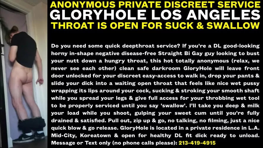 32 #LosAngeles - GloryHole Throat is Open for Service