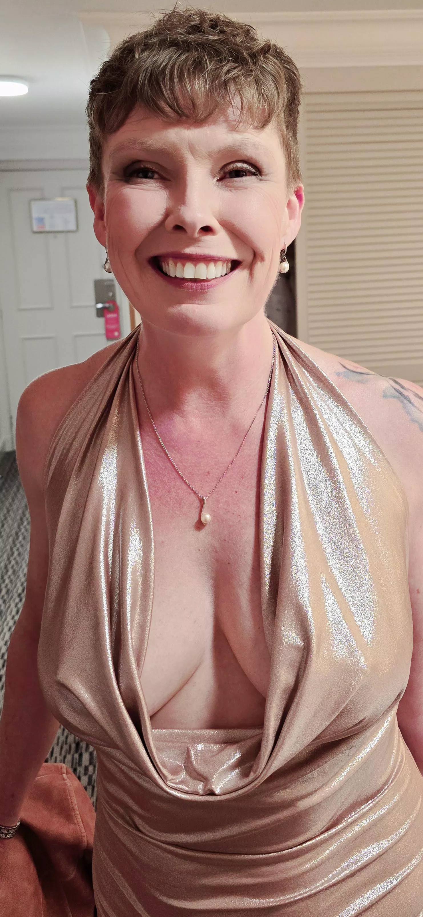 51 year old Scottish wife, ready for a night out. 