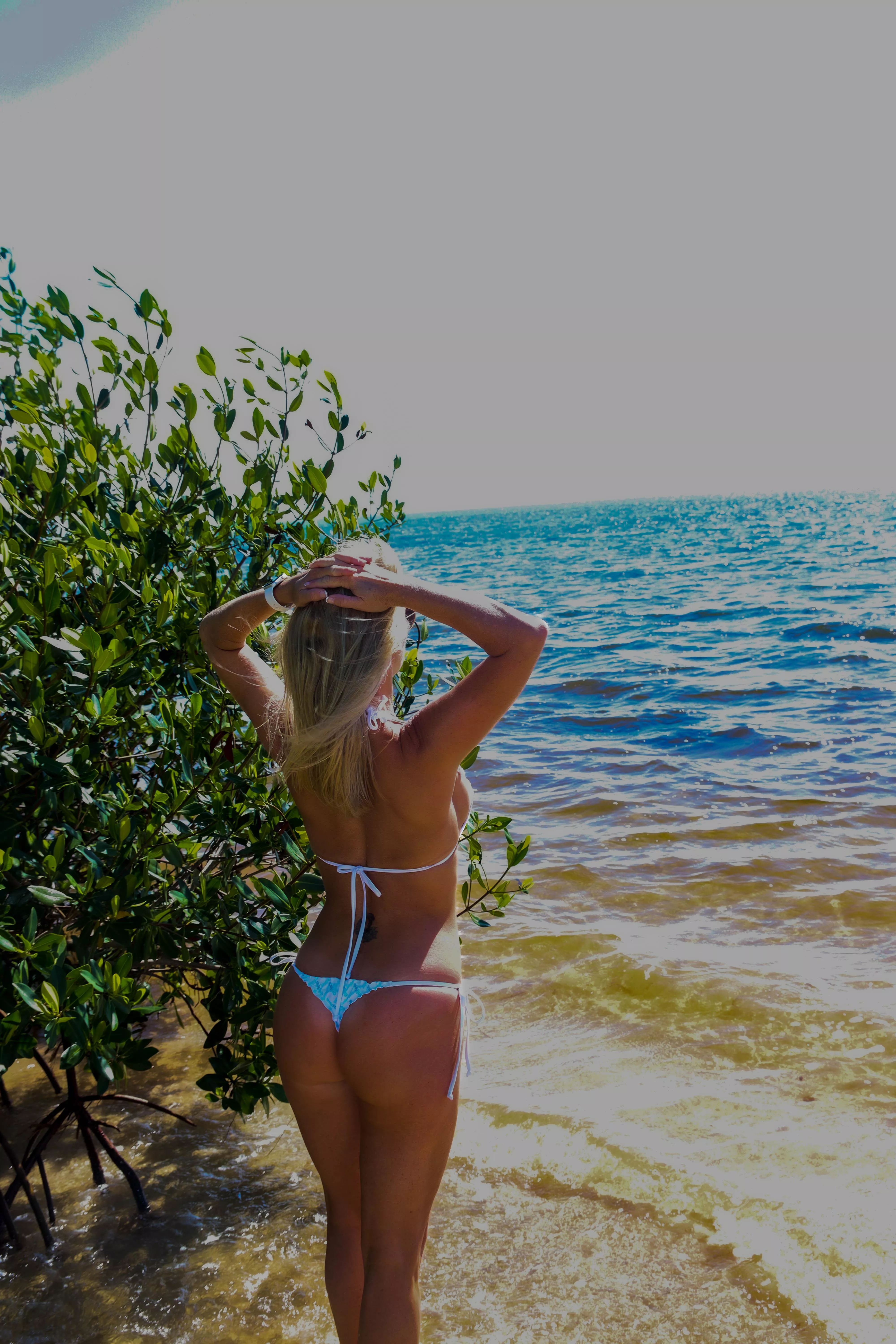 54 and loves the beach