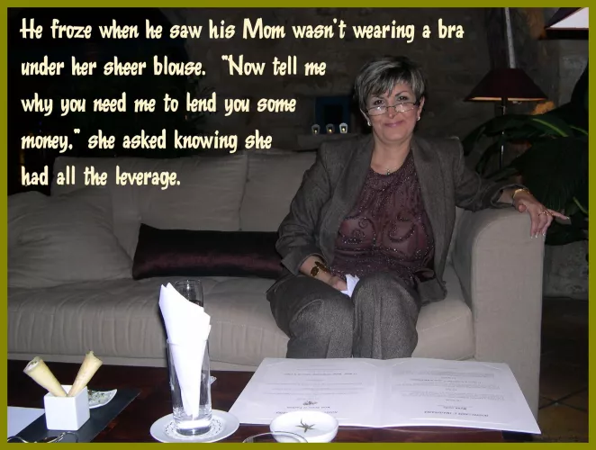 Asking Mom for money