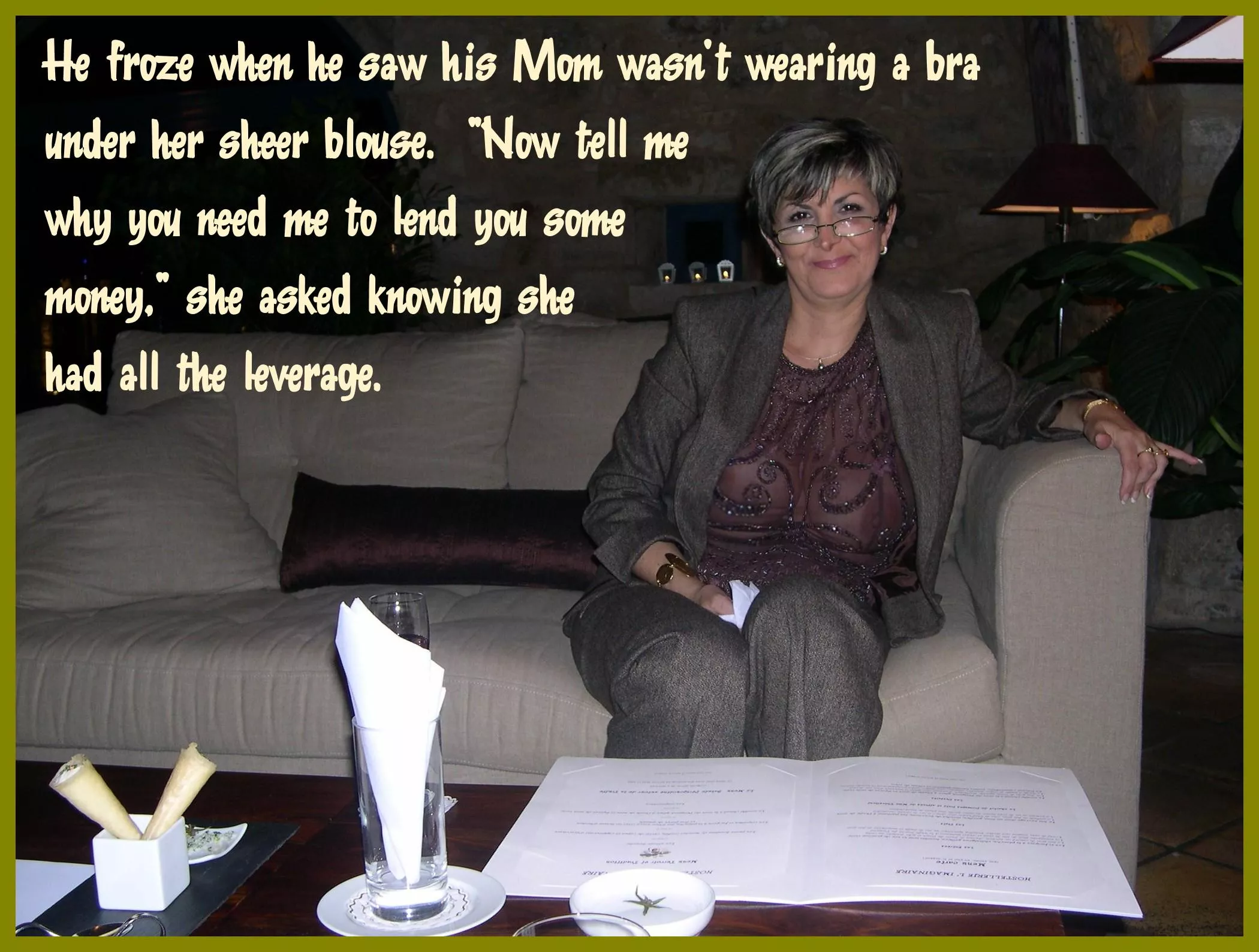 Asking Mom for money