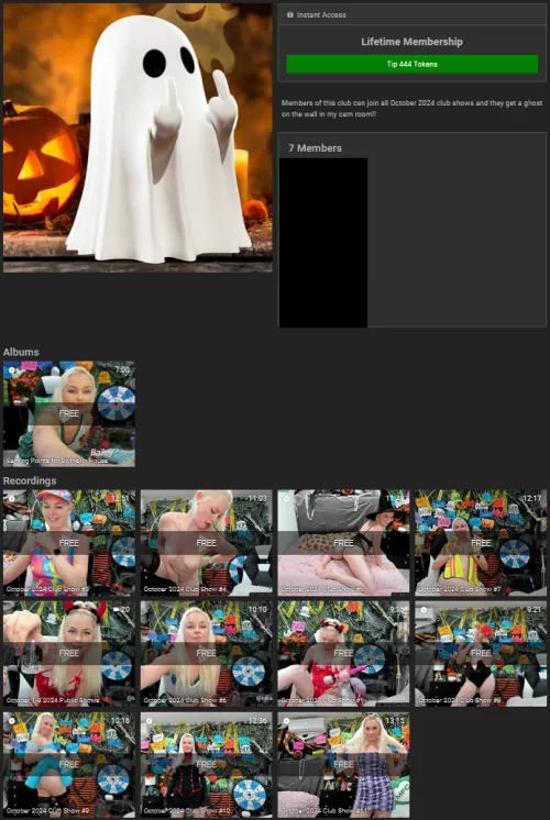 Bailey has been having lots of fun this Month in her Club shows. Never miss a Club show, with more to cum