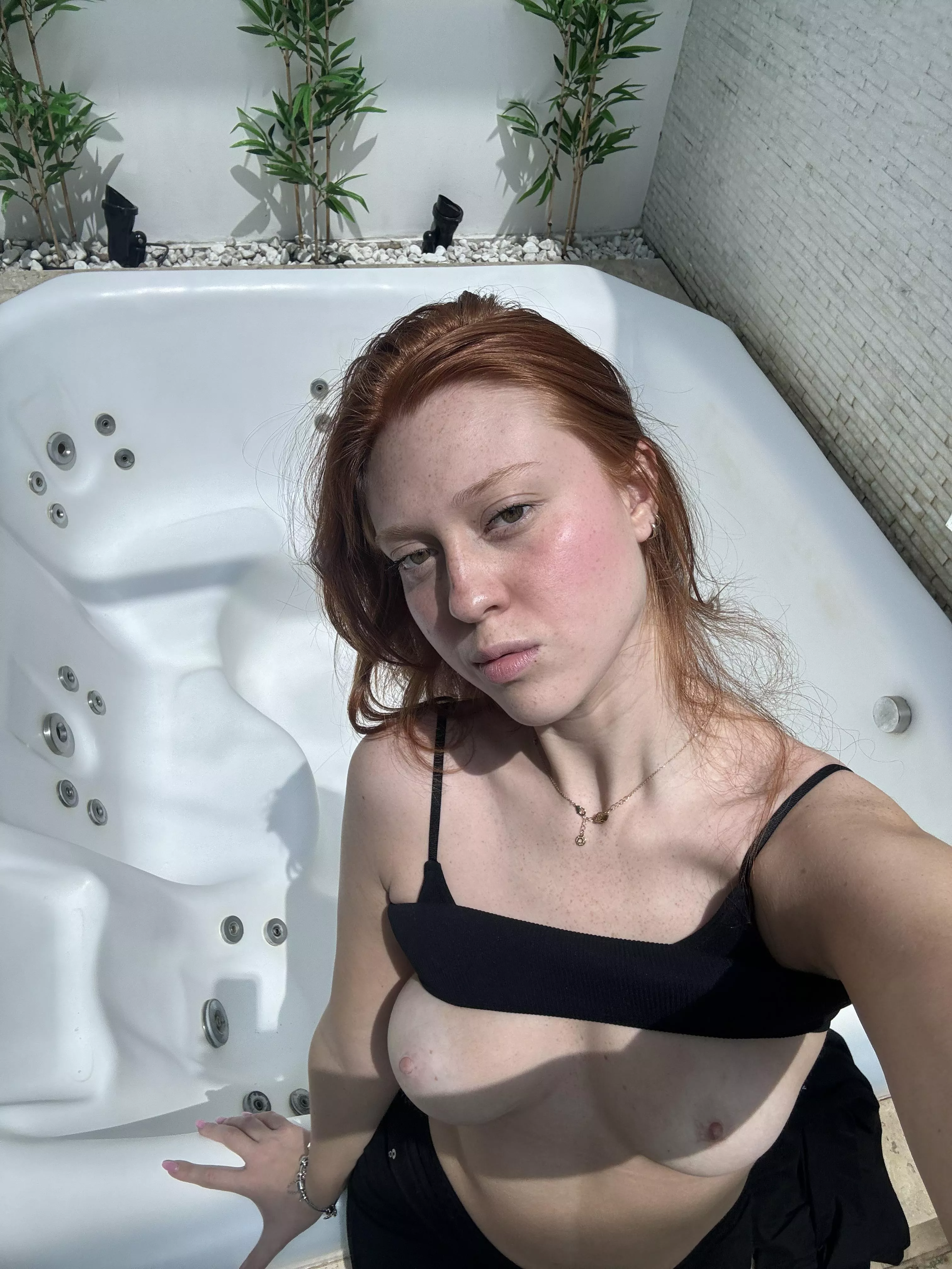 Bet my neighbor saw me when I was flashing