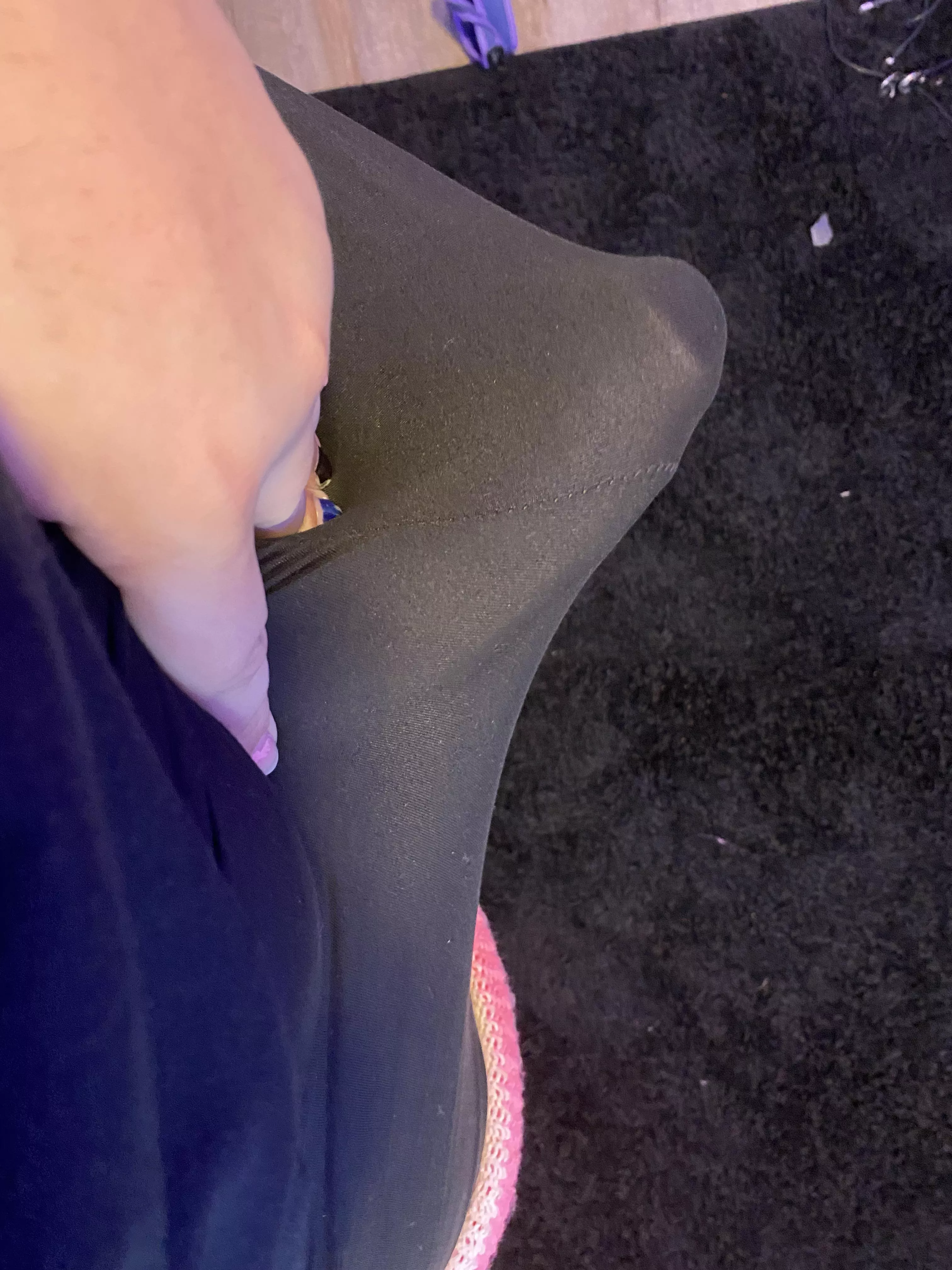 Bulging out of my shorts~