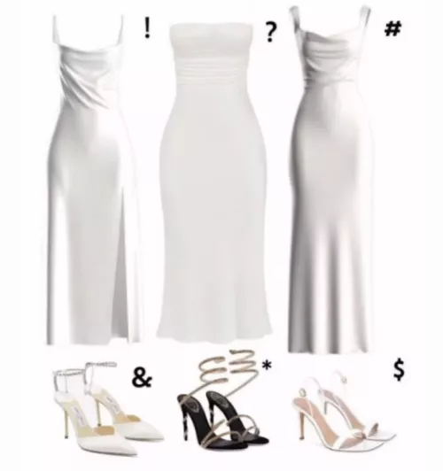 Choose your outfit for today, sissy 