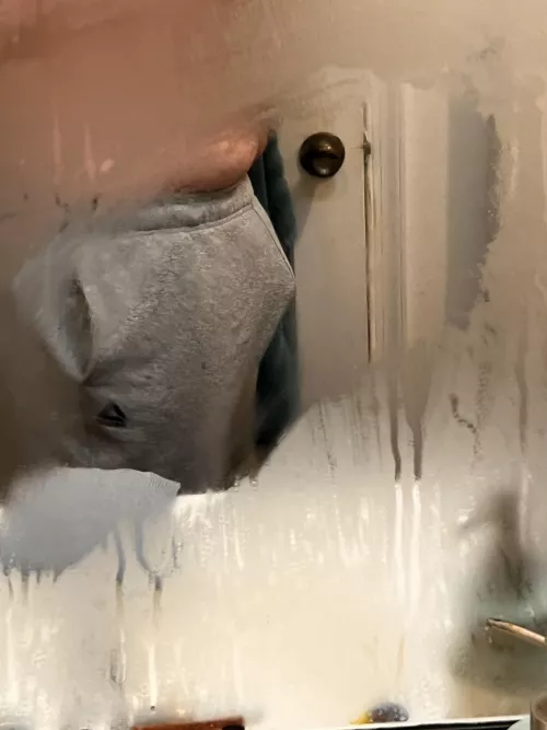 Damn! Not even hard and I’m bulging!