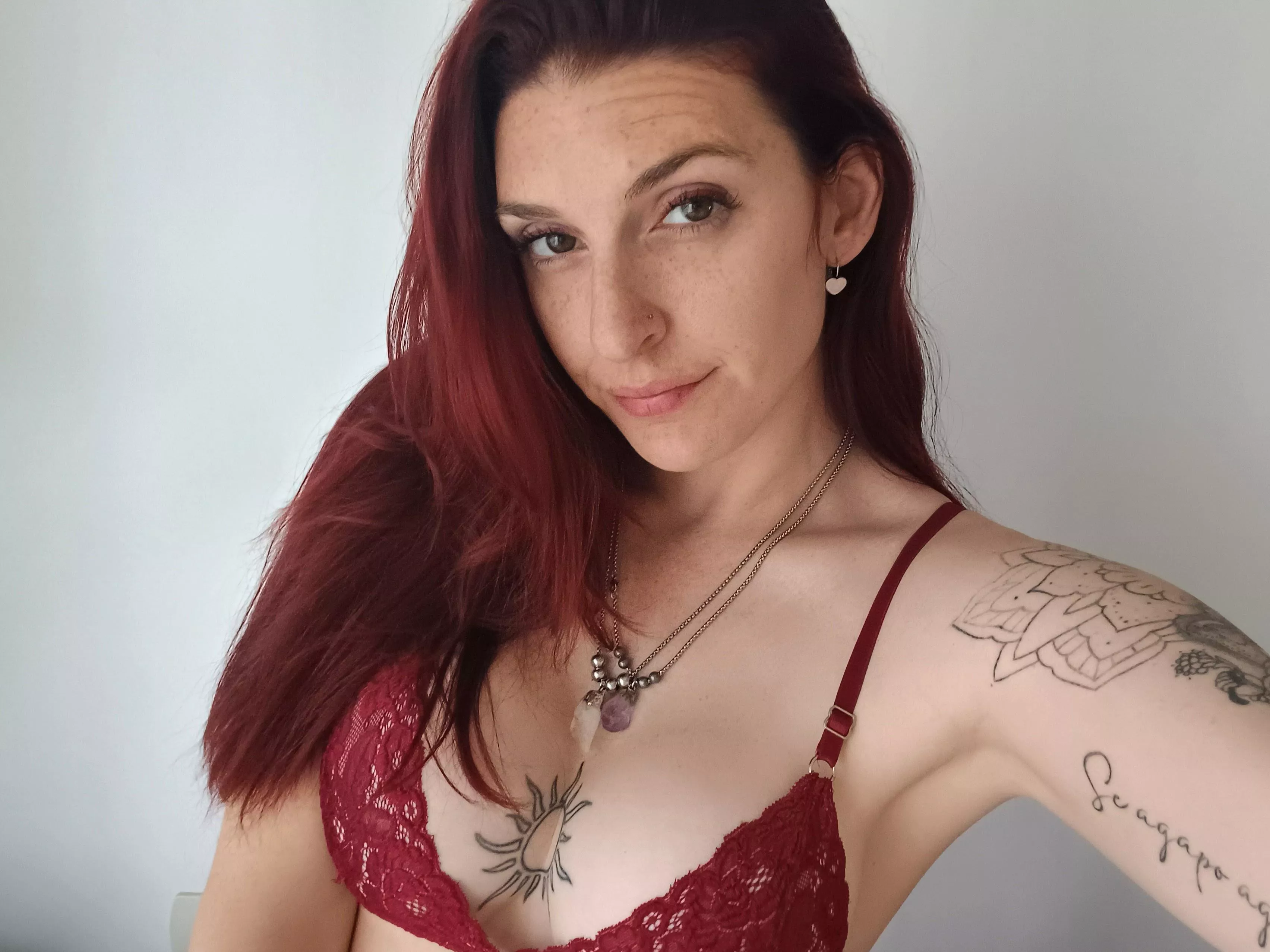 Do I look cute? I think red suits great on me