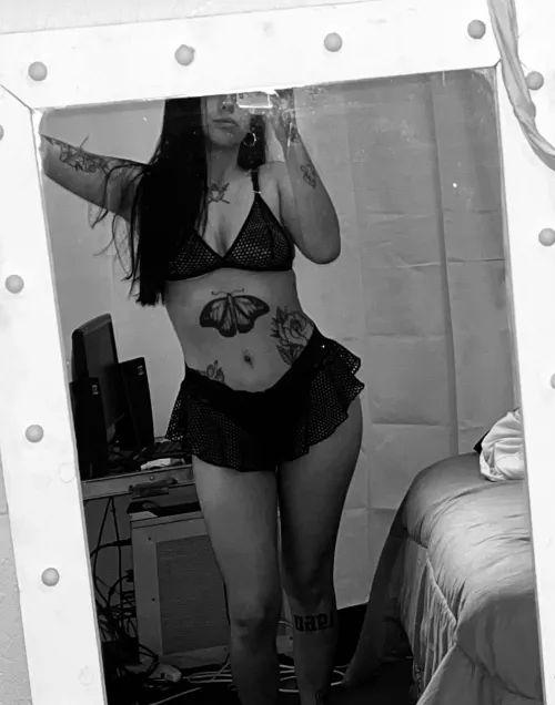 Does black look better on me or off?