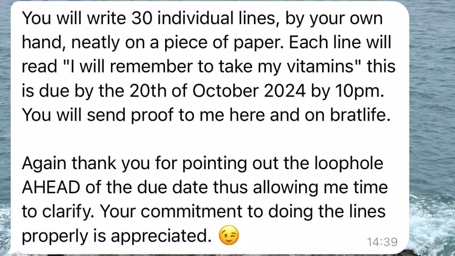 Don’t we just “love” an experienced Brat Tamer 