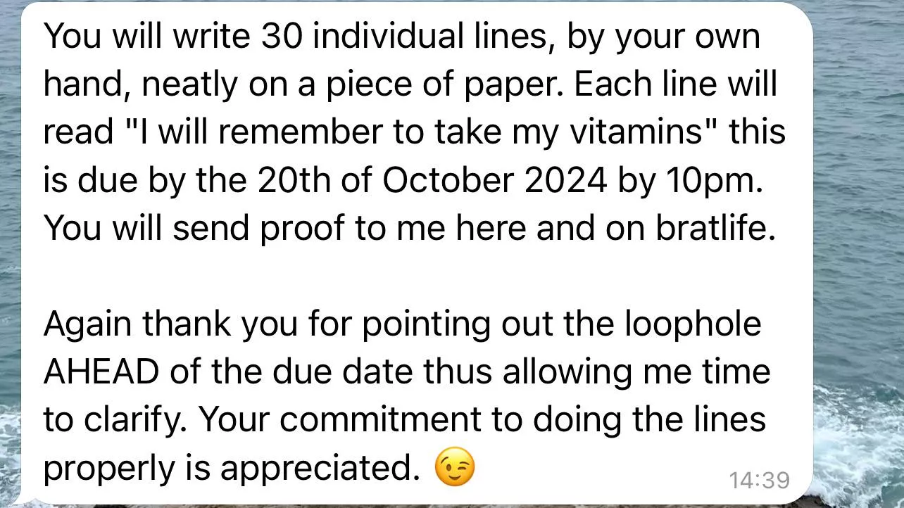 Don’t we just “love” an experienced Brat Tamer 