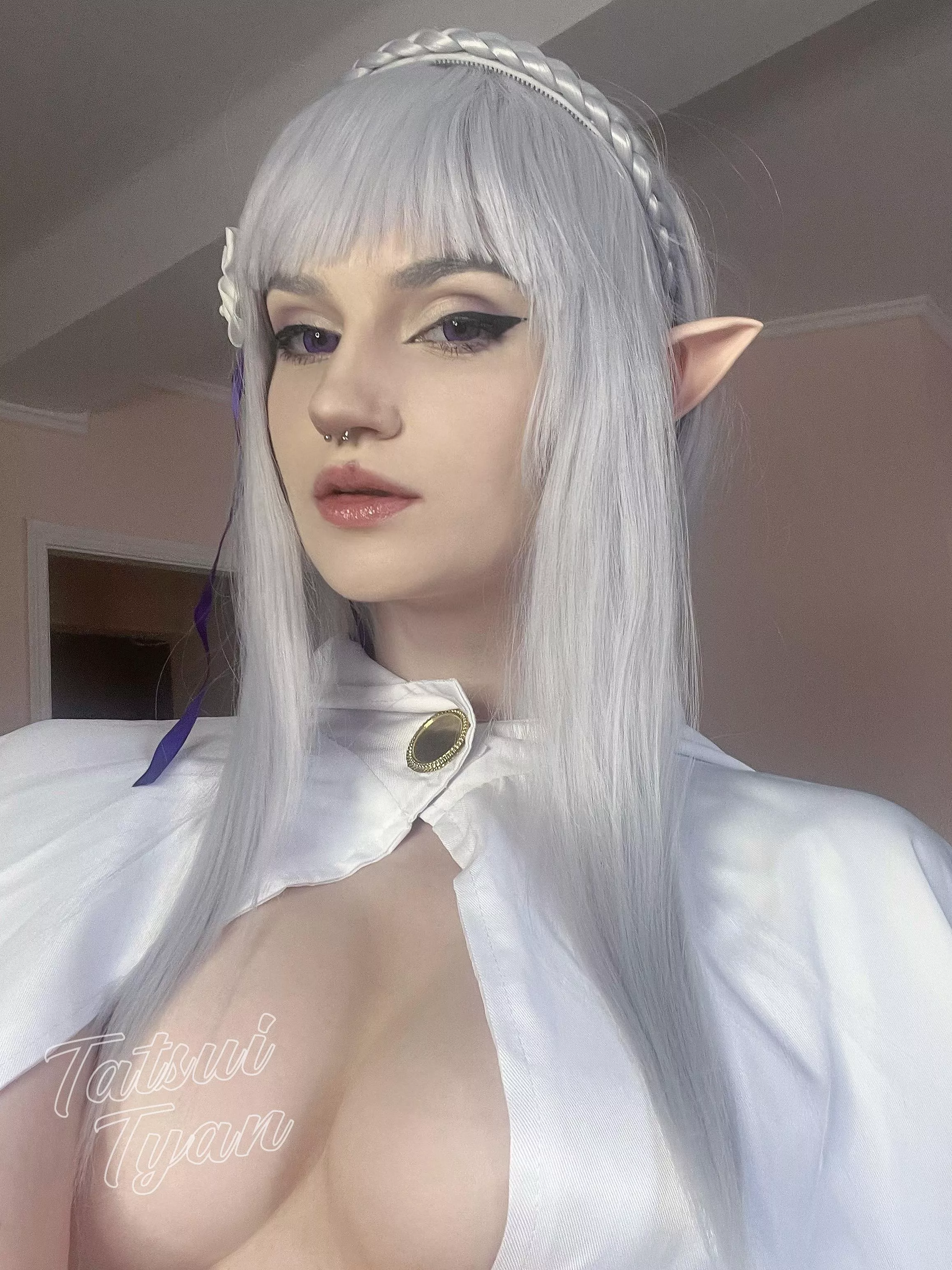 Emilia from Re:Zero by TatsuiTyan