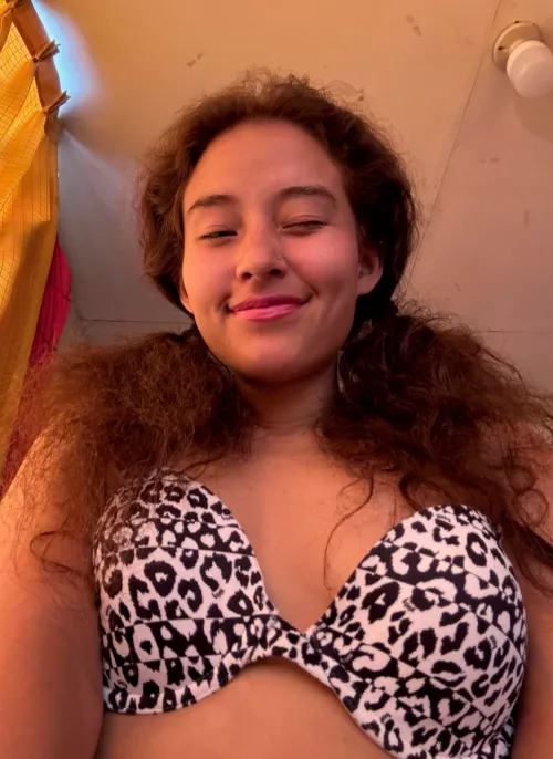 Feeling pretty in animal print. mom of two