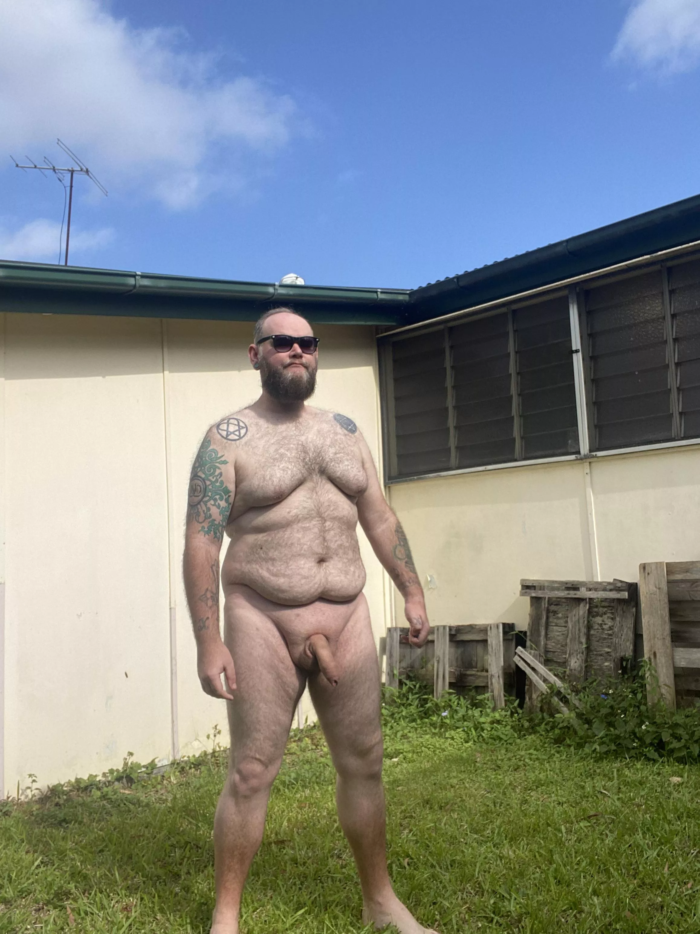 Getting some early morning sun before it gets too hot