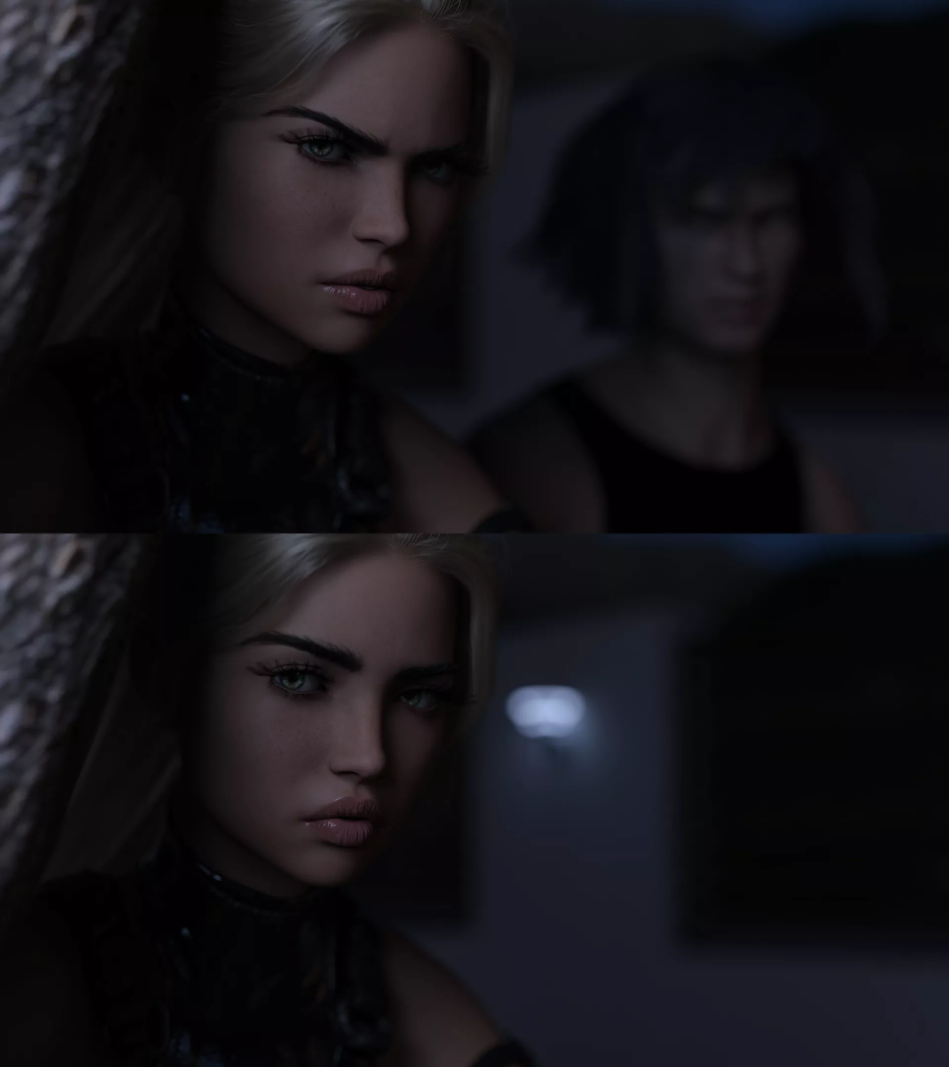 Her true feelings and emotions are completely opposite to what she shows