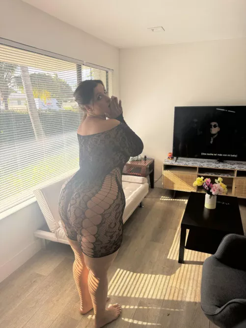 I don't mind whatever you do with my big butt