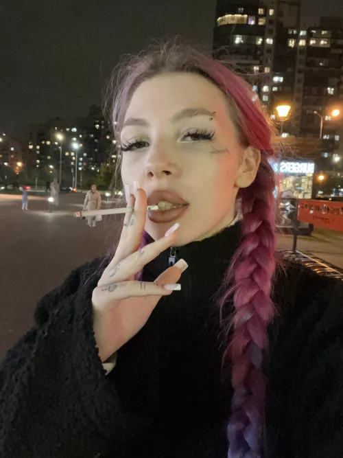 I hope you don't mind me smoking