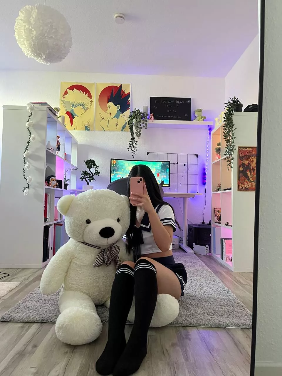 I imagine this stuff toy as you daddy; sitting on your lap...