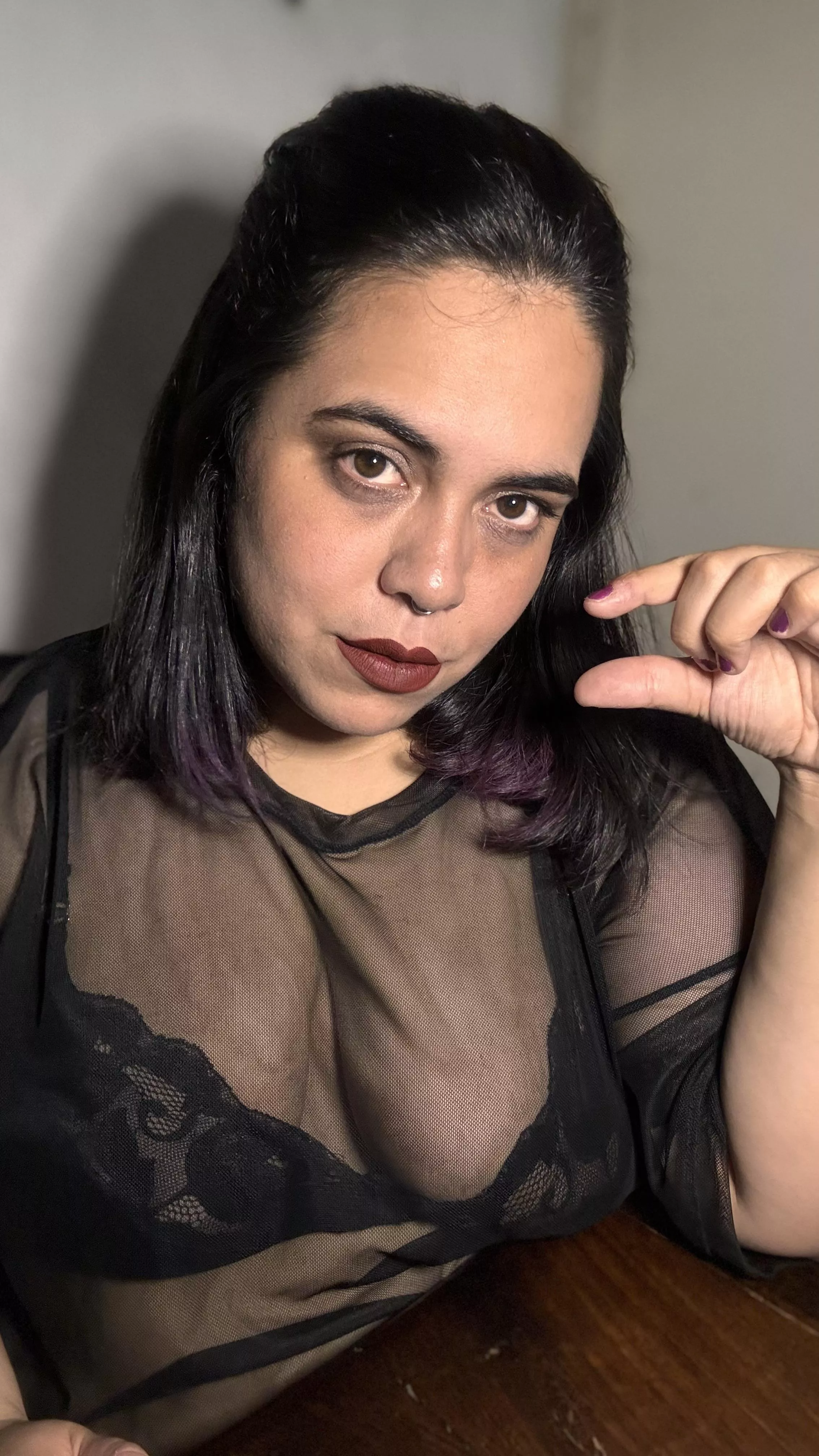 I want to see your little thing, I want to know if it disgusts me or laughs me