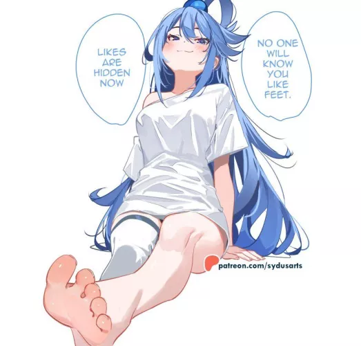 I'm so inferior that I like worshipping aqua 