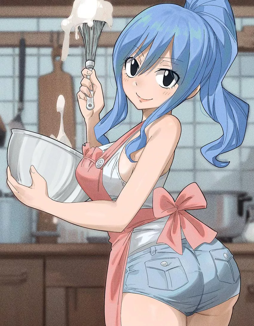 Juvia Cooking in Short Shorts [Fairy Tail]