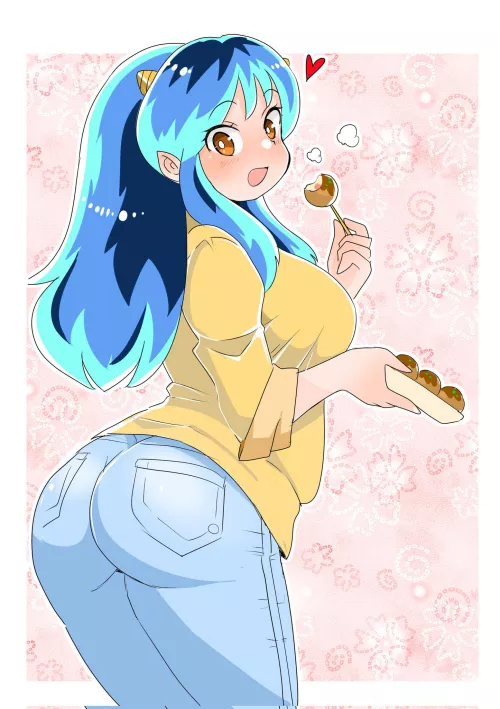 Lum in denim jeans [Urusei Yatsura]