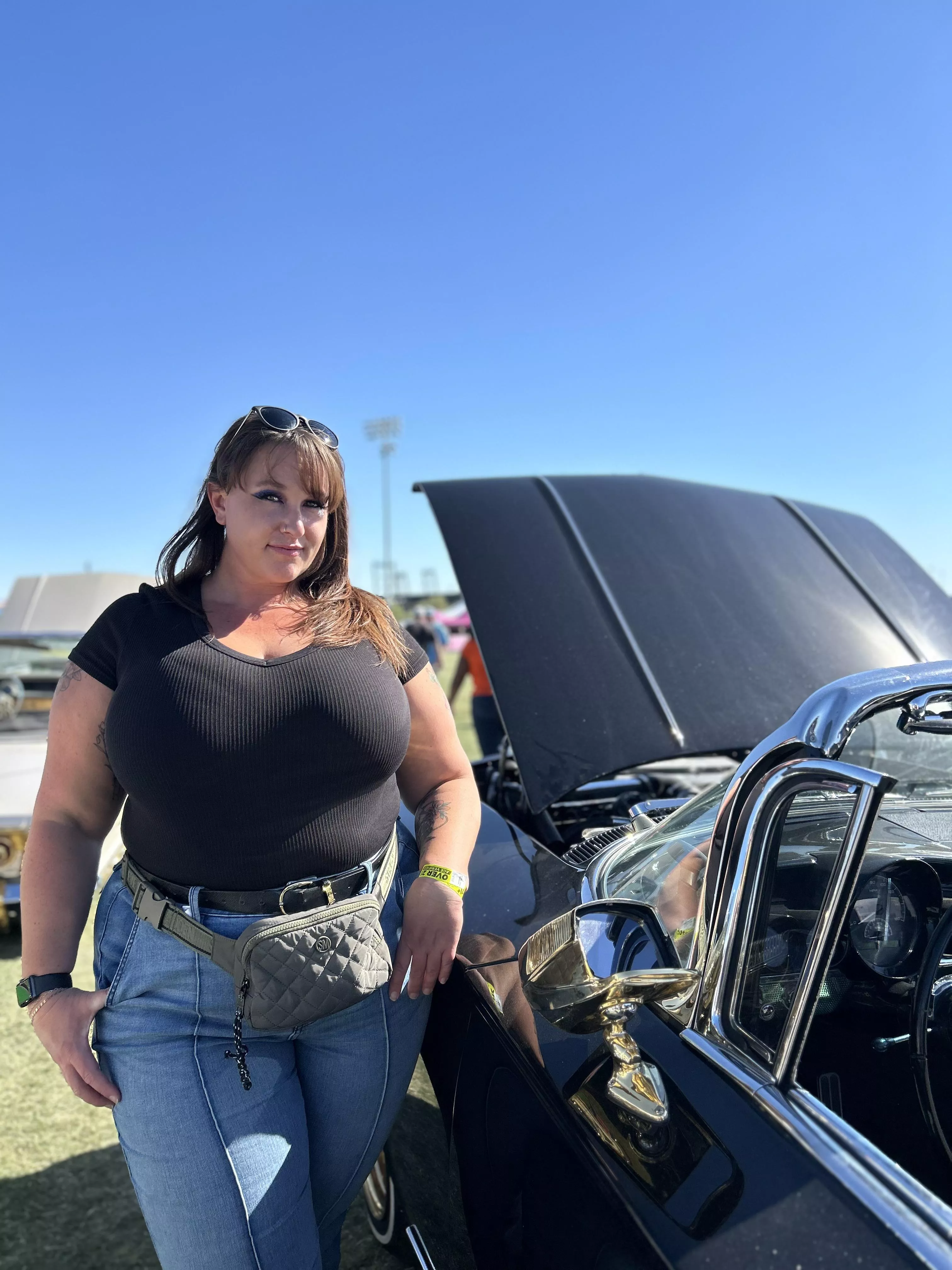 Maybe I should be a car show model ;) 